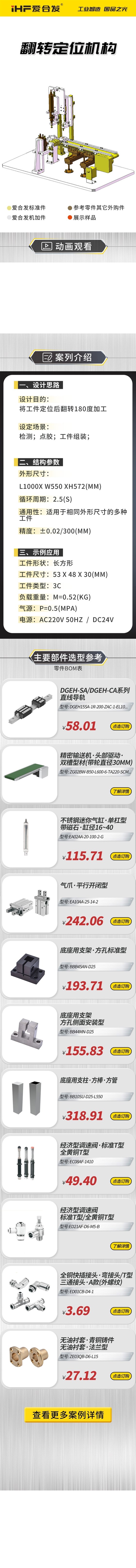 愛合發(fā)：案例介紹，翻轉(zhuǎn)定位機(jī)構(gòu)！